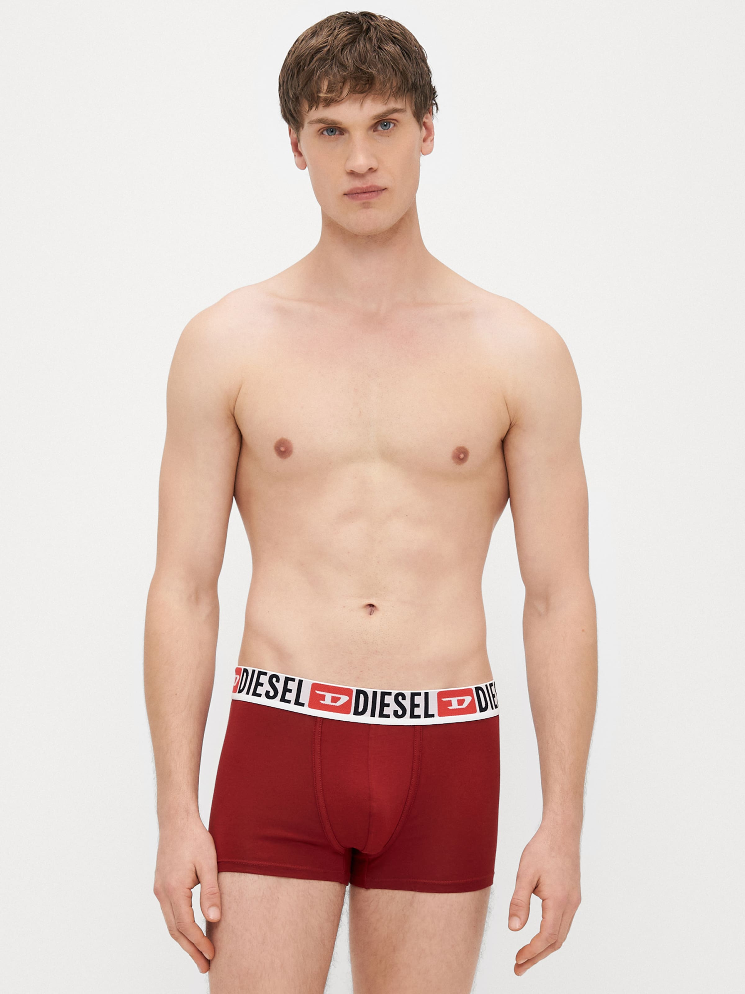 DIESEL Боксеры 'Damien' в цветах Dark Grey, Fire Red, Black — фото 2