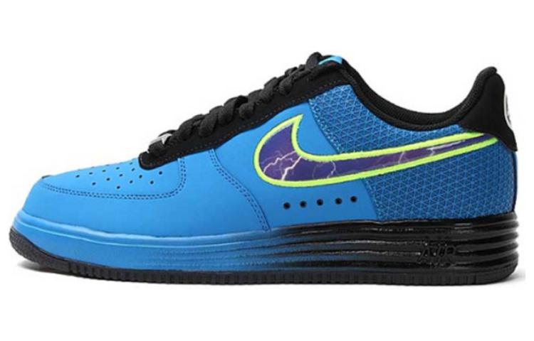 

Nike Мужские низкие скейтбордные кроссовки Lunar Force 1 Superhuman, износостойкие и легкие, сине-черный