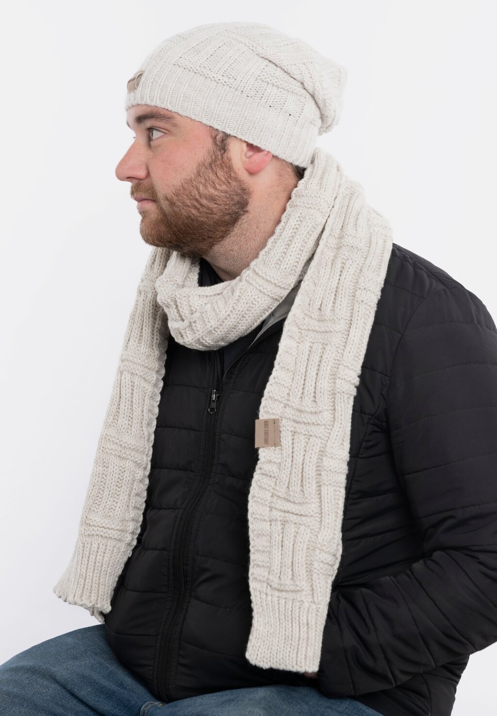

Шарф BOBBY Knit Factory, цвет beige