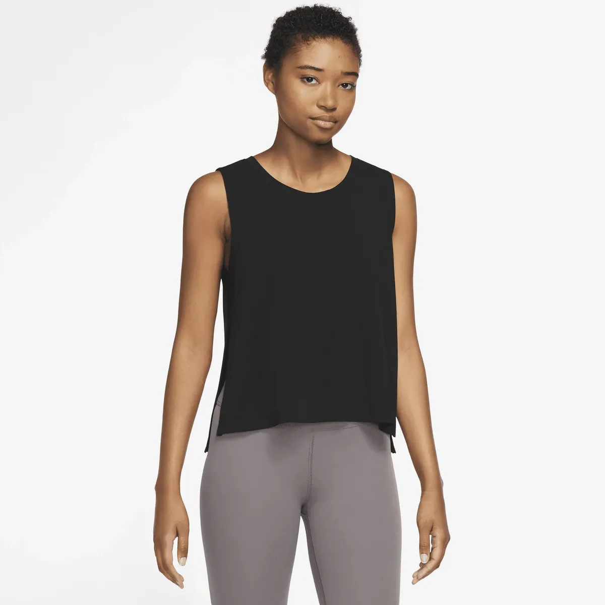 

Майка для йоги Nike "ЖЕНСКАЯ МАЙКА YOGA DRI-FIT", черный