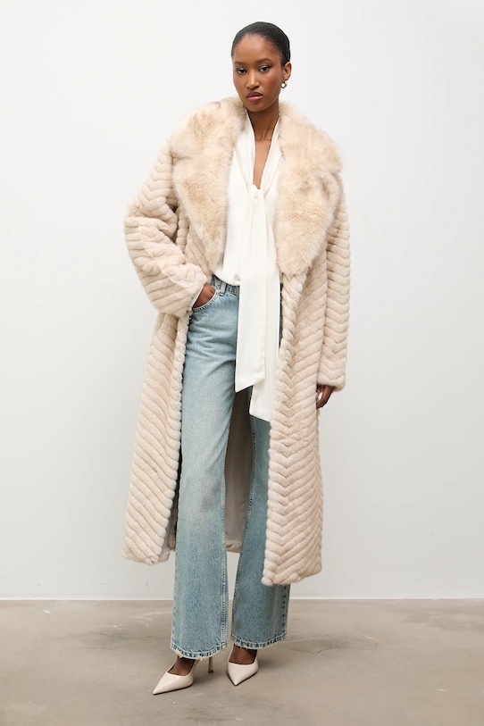 

Пальто Answear.LAB, бежевый