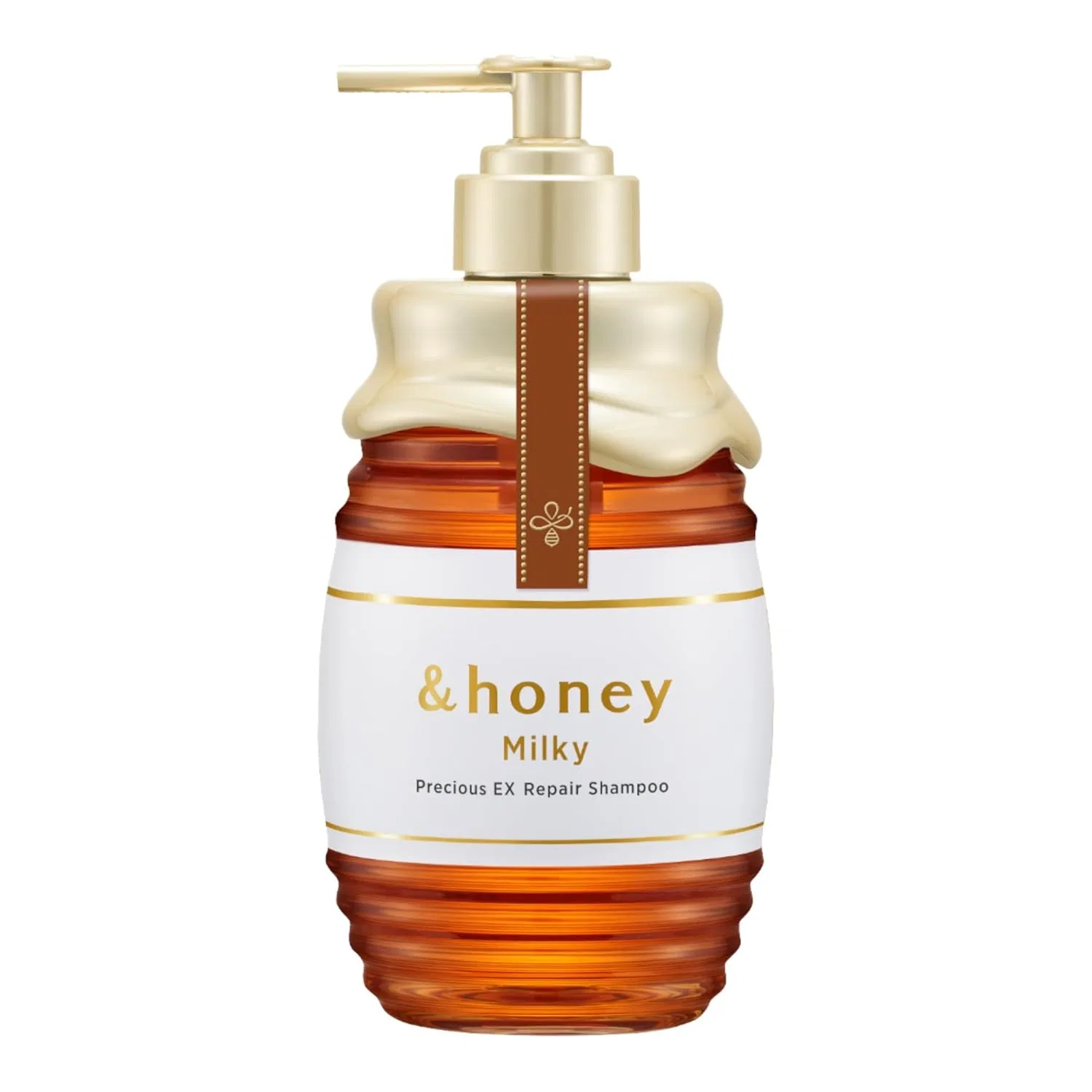 Восстанавливающий шампунь &honey Milky Precious EX Repair Hair Shampoo Pump 500 ml Step1.0 Apple Sweet Honey & Honey