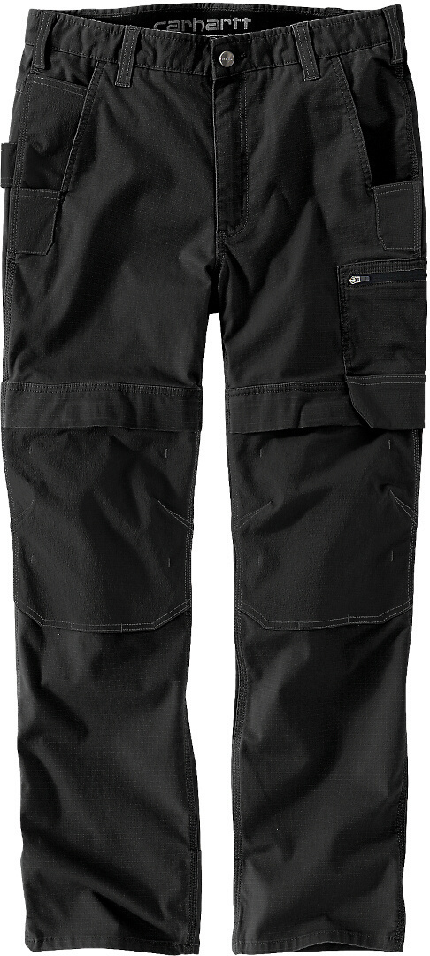 

Брюки Carhartt Steel Rugged Flex Relaxed Fit Ripstop Double Front Utility Multi Pocket Work Pants, черный