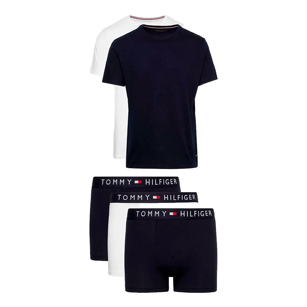 

Базовый слой с коротким рукавом Tommy Hilfiger Set UM0UM03036, белый