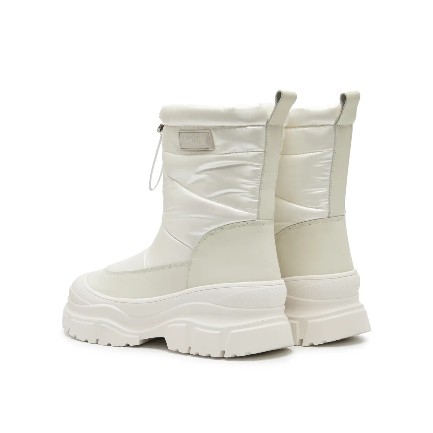 Joypeace Термоноски женские зимние ботинки бежевые, цвет Beige — фото 4