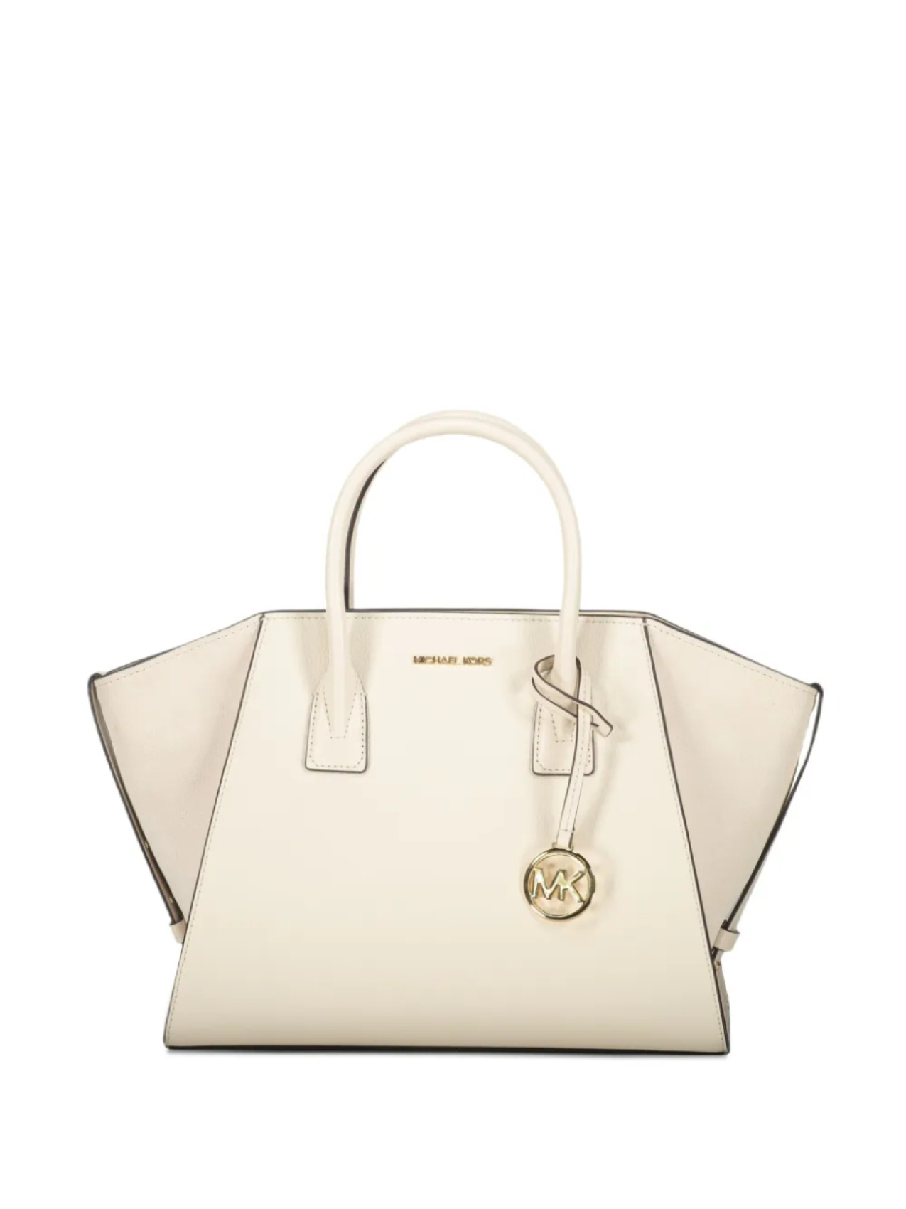 

Кожаная сумка-тоут Michael Kors Avril с застежкой-молнией сверху, нейтральный