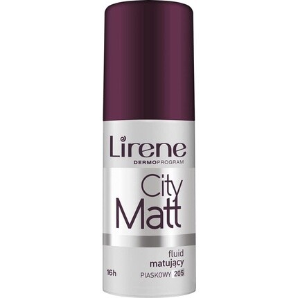 

Lirene City Matt Fluid 205 Песочная тональная основа 30 мл