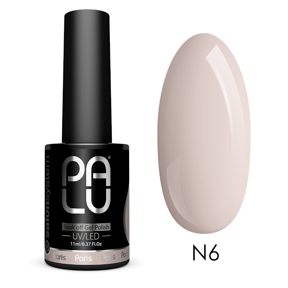 

Palu, Cosmetics, Paris, гибридный лак для ногтей, N6, 11 мл Palu Cosmetics