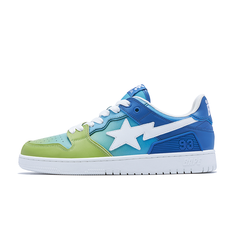 

Bape SK8 Логотип-аппликация Кроссовки A BATHING APE, фиолетовый PPT