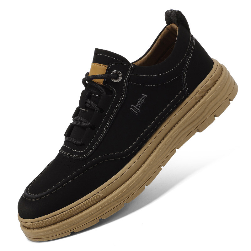 Туфли мужские Men"s Casual Men Low-Top Extravagant, желтый — фото 4