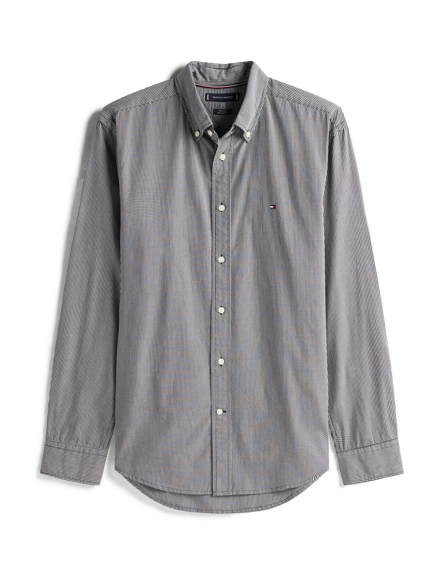 

Рубашка на пуговицах классического кроя TOMMY HILFIGER Flex, темно-серый