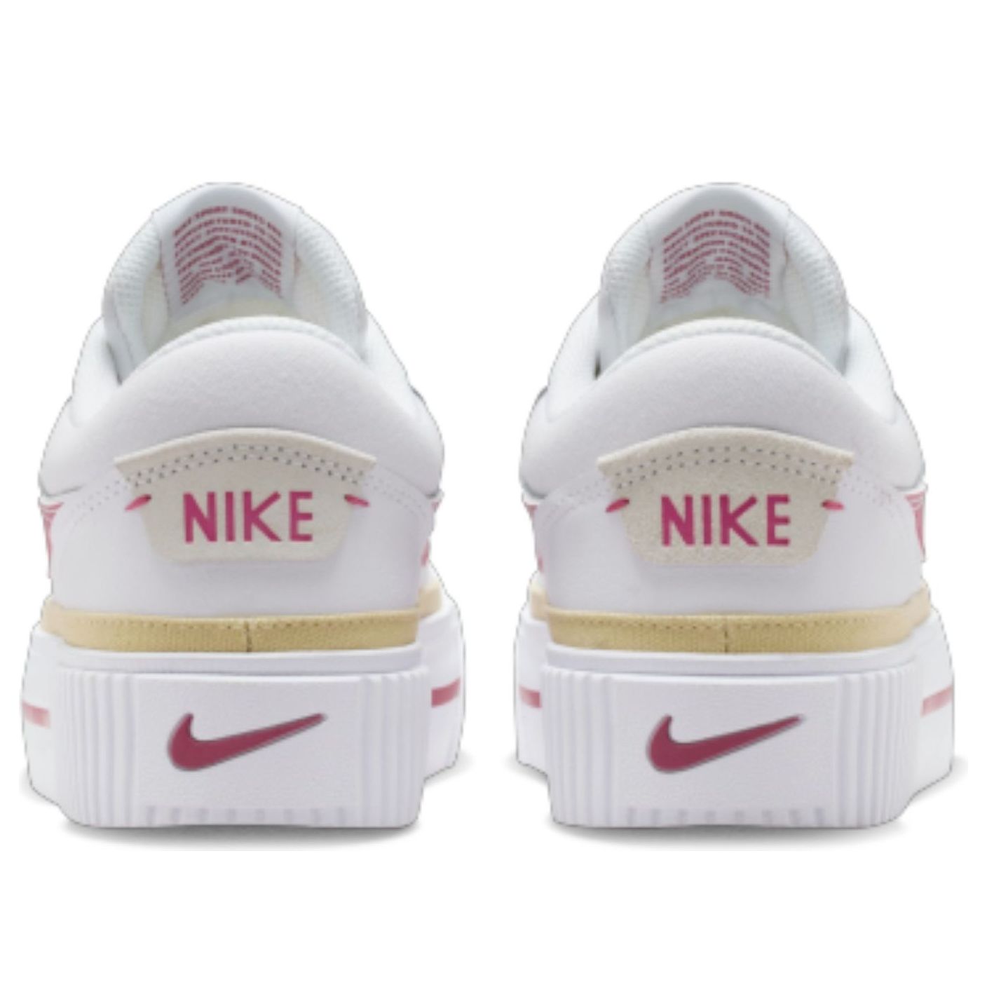 Кроссовки (WMNS) Nike Court Legacy Lift 'White Sweet Beet' — фото 4