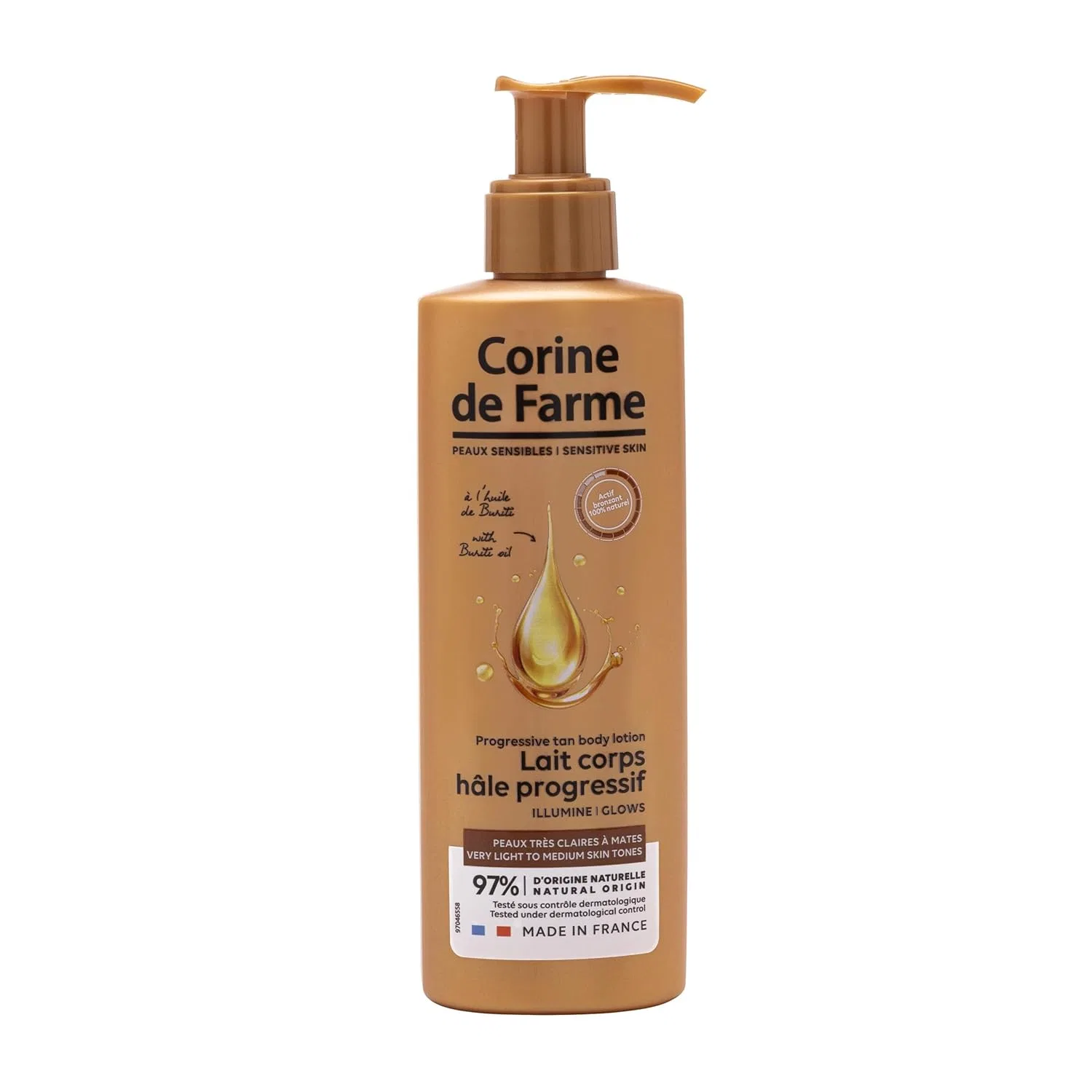 Увлажняющее молочко-автозагар Corine de Farme Sun Effect DHA, 150 мл Corine De Farme