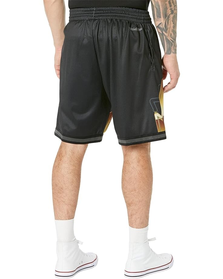 

Шорты Mitchell & Ness NBA Big Face 4.0 Fashion Shorts Magic, черный
