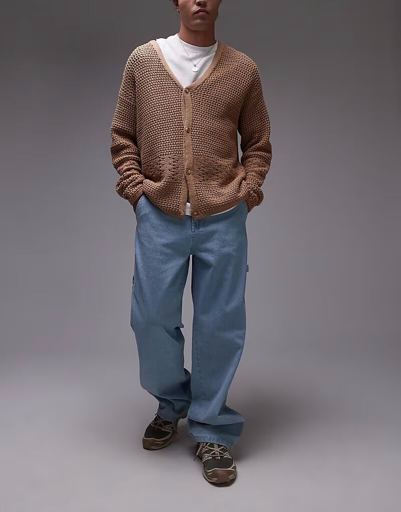 

Джинсы свободного кроя Dickies Madison синего цвета с эффектом потертости