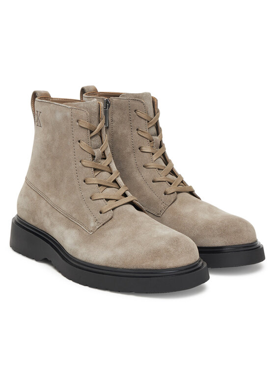 Туфли на шнуровке Combat Ess Lace Up Zip Boot Su YM0YM01371 Calvin Klein, серый — фото 2