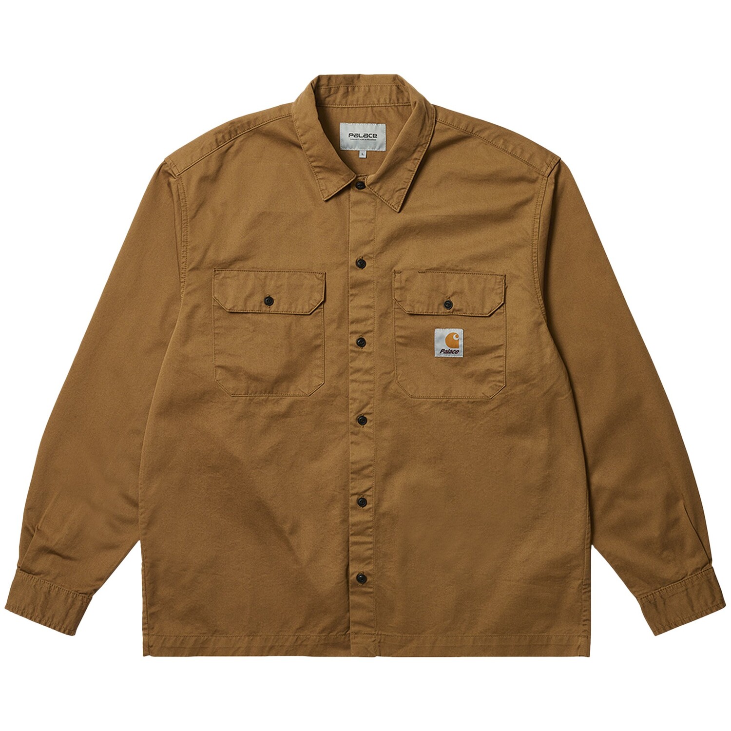 

Рубашка Carhartt WIP x Palace Master с длинными рукавами, Hamilton Brown