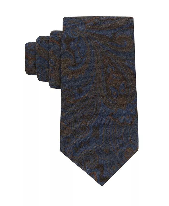 

Мужской галстук Hadley с принтом пейсли Tommy Hilfiger, коричневый