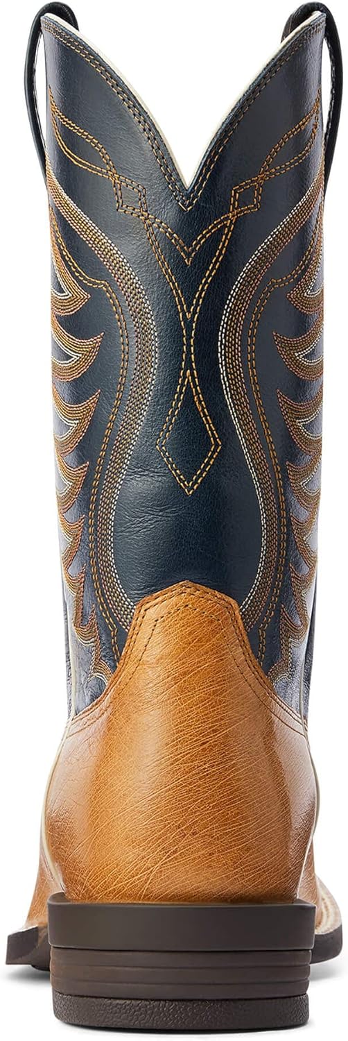 Мужские западные ковбойские сапоги Ariat Relentless Elite, Antique Saddle Sq Ostrich — фото 2