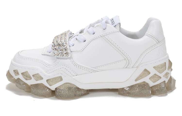 Кроссовки Jimmy Choo Diamond Lifestyle, белый/бежевый
