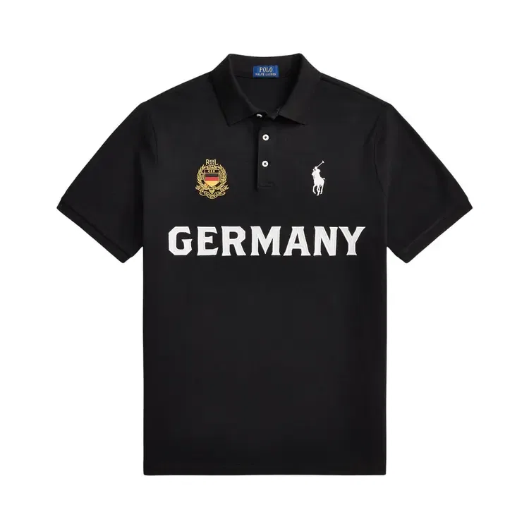 Футболка-поло с коротким рукавомPolo Ralph Lauren Germany, черный