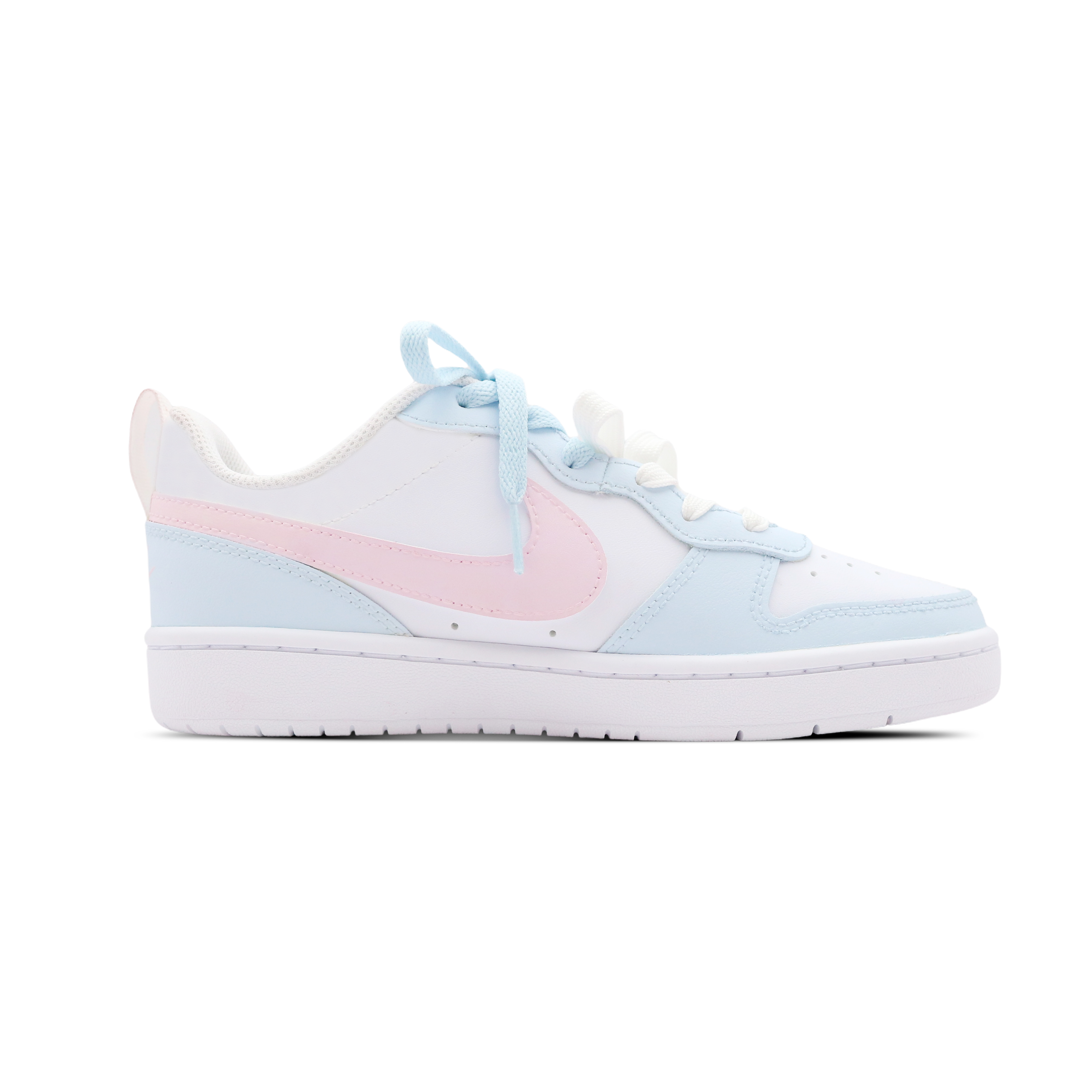 Кроссовки для скейтбординга Court Borough 2 Court Borough Low 2 для подростков Nike, синий/розовый — фото 2
