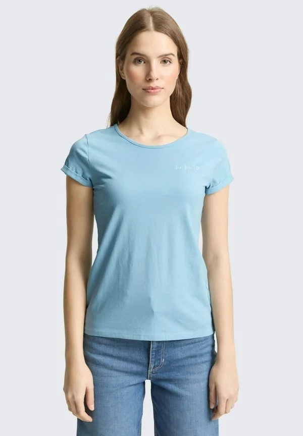 

Футболка с принтом mit stickerei Tom Tailor Denim, Calm Cloud Blue, Синий, Футболка с принтом mit stickerei Tom Tailor Denim, Calm Cloud Blue