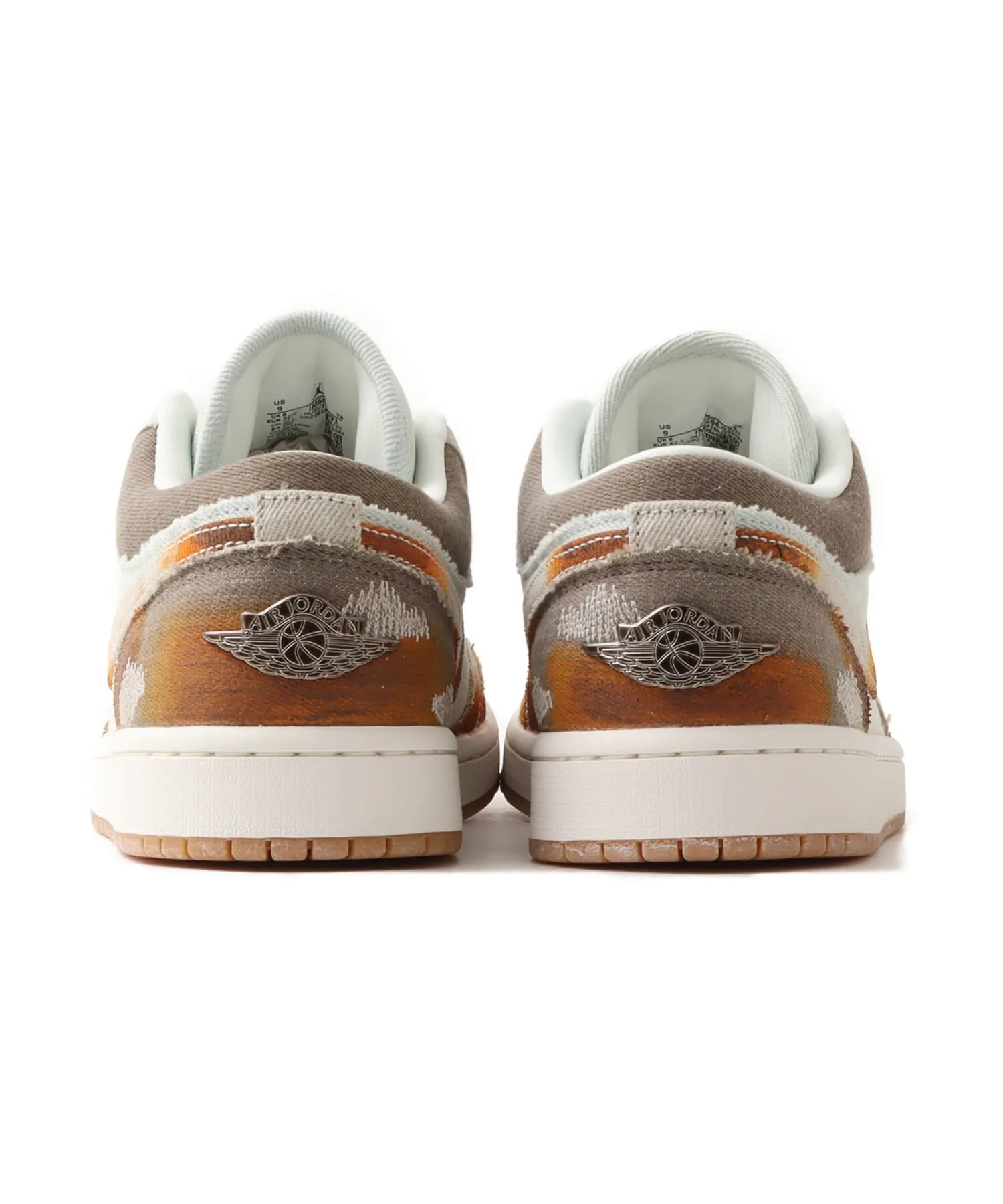 Унисекс кроссовки Air Jordan 1 Low SE с эффектом потертости JORDAN BRAND разноцветные — фото 3