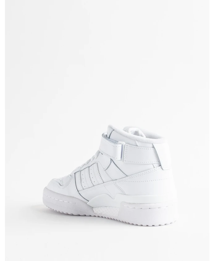 Кожаные кроссовки на резиновой подошве Adidas, белый — фото 4