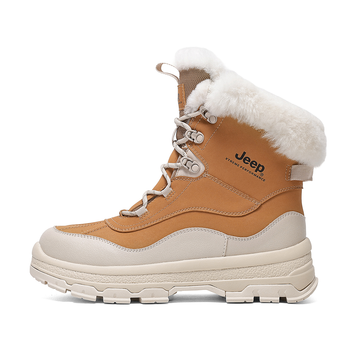 

Jeep Термостойкие абразивоустойчивые утепленные ботинки для снега Unisex Khaki