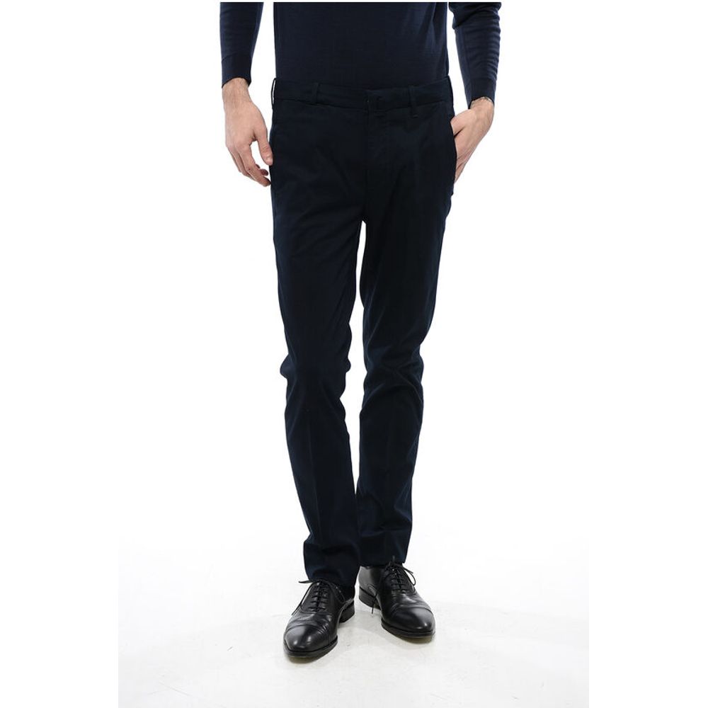 

ROAD TO EXCELLENCE Брюки-чиносы из эластичного хлопка Corneliani, Blue