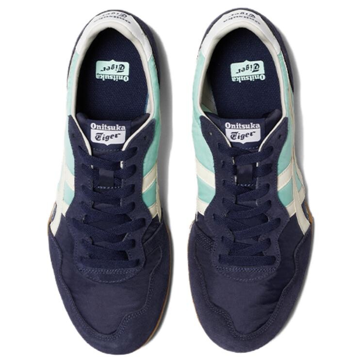 Кроссовки Onitsuka Tiger Serrano Lifestyle Shoes Unisex Low-top Blue/beige, синий/белый — фото 3