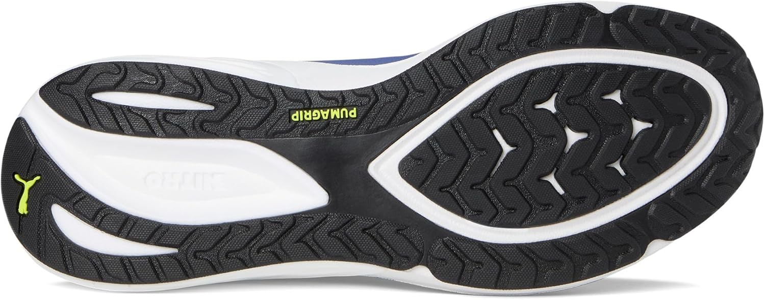 Мужские беговые кроссовки Puma Electrify Nitro 4, синий/желтый — фото 3