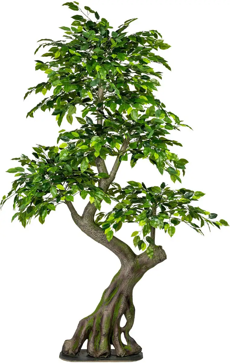 

Креативное зеленое искусственное дерево "Фикус Бенджамини" Creativ green 80х170 см, зеленый
