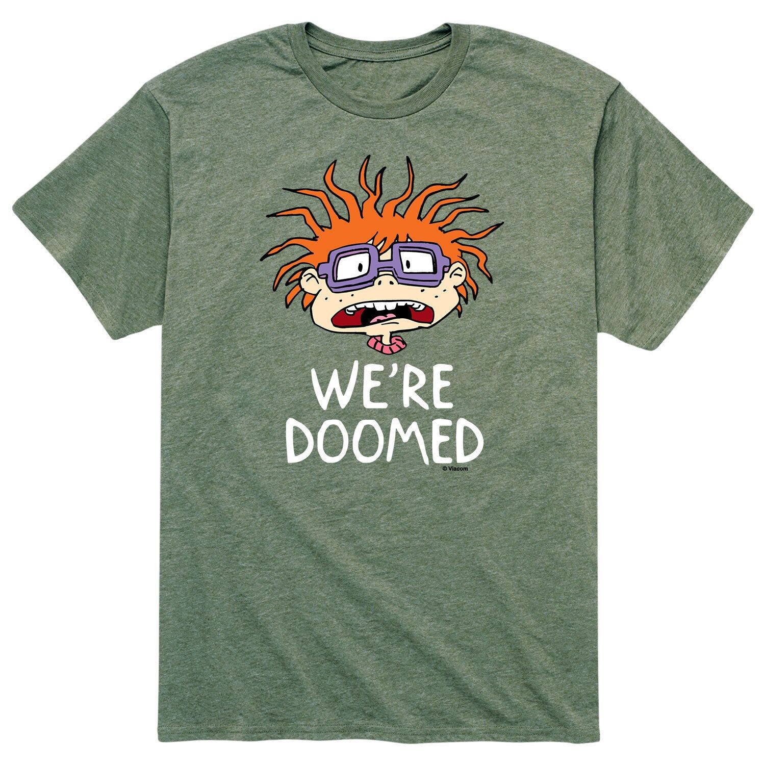 

Мужская футболка Rugrats Chuckie Were Doomed Licensed Character