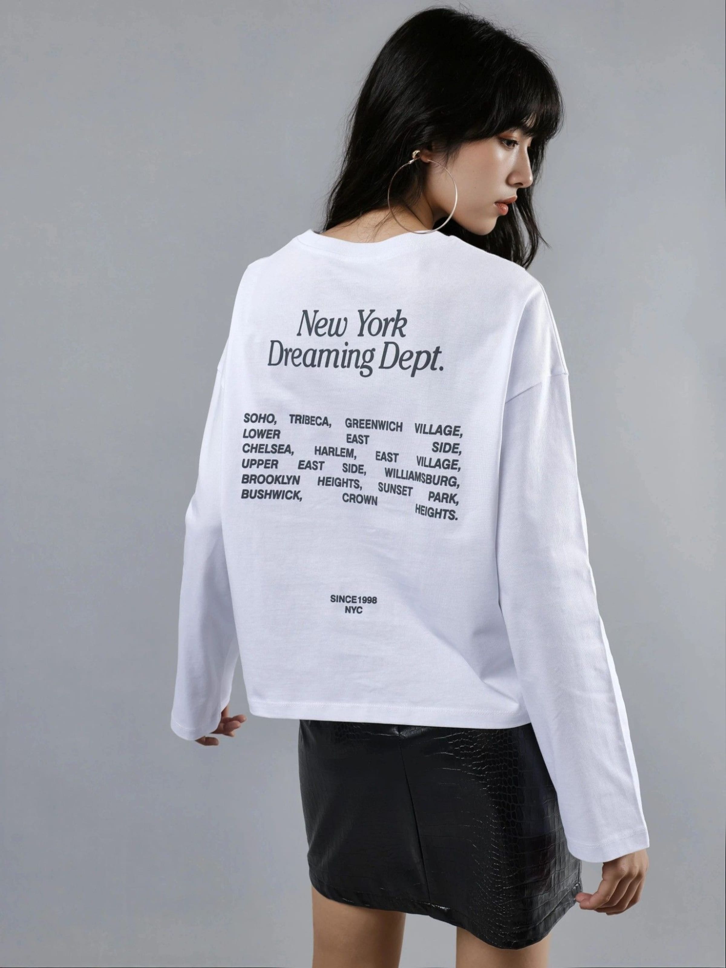 

Busem Лонгслив в белом цвете