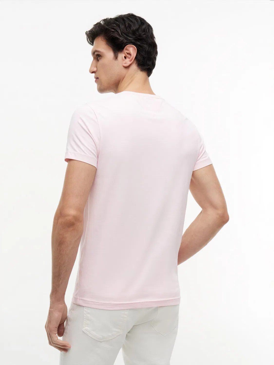 Slim fit Футболка Tommy Hilfiger, Rose — фото 3