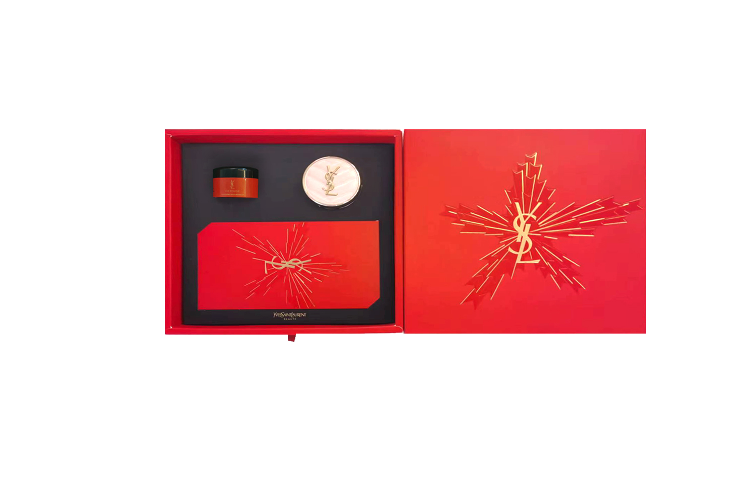 

Крем с воздушной подушкой Limited Edition подарочный набор Легко растушевывается 5g+7ml SAINT LAURENT