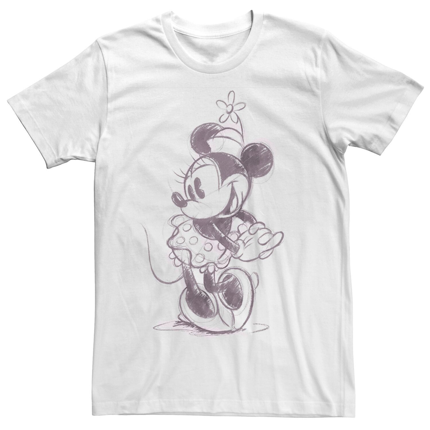 

Мужская футболка с милым эскизом Disney Minnie Mouse Licensed Character