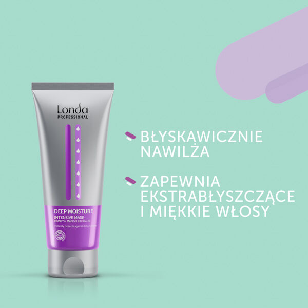 Маска для глубокого увлажнения волос Londa Professional Deep Moisture, 200 мл — фото 2