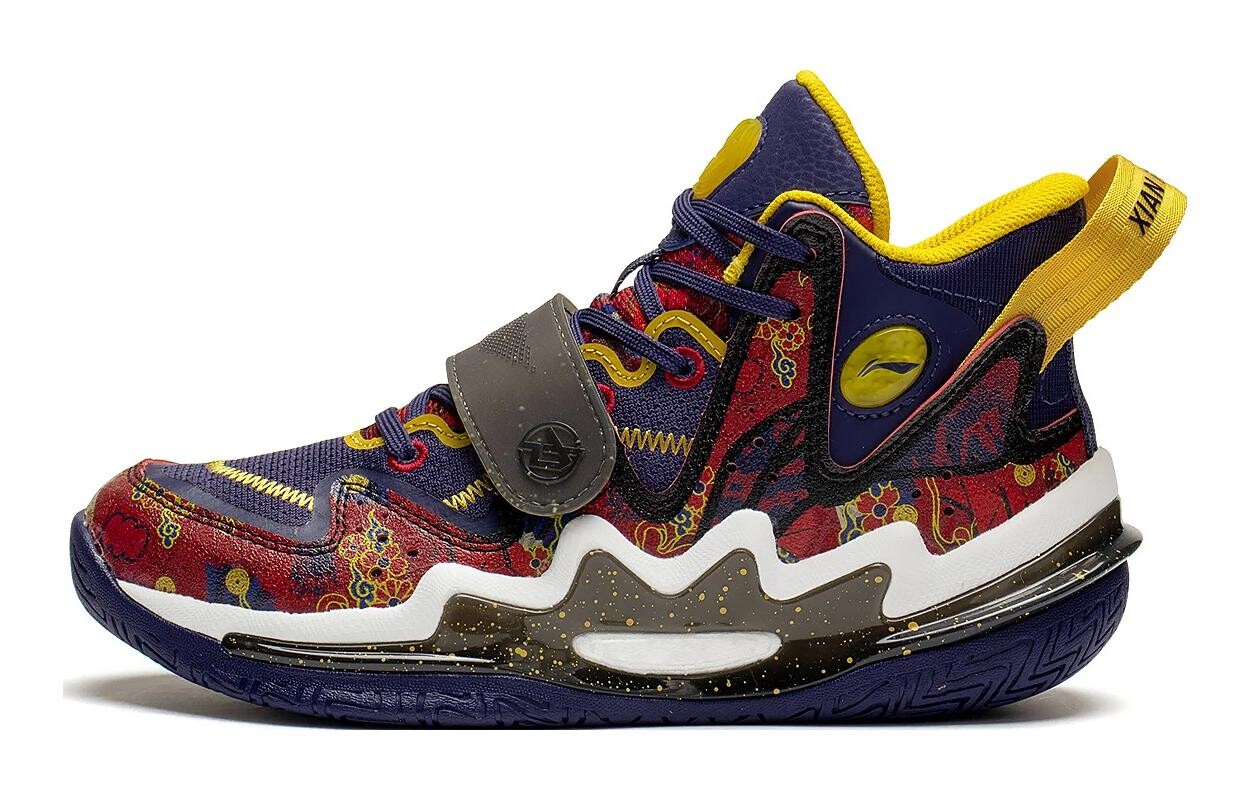 

Баскетбольные кроссовки Premium 3.0 для детей GS Mid-top Blue/Red Lining Young