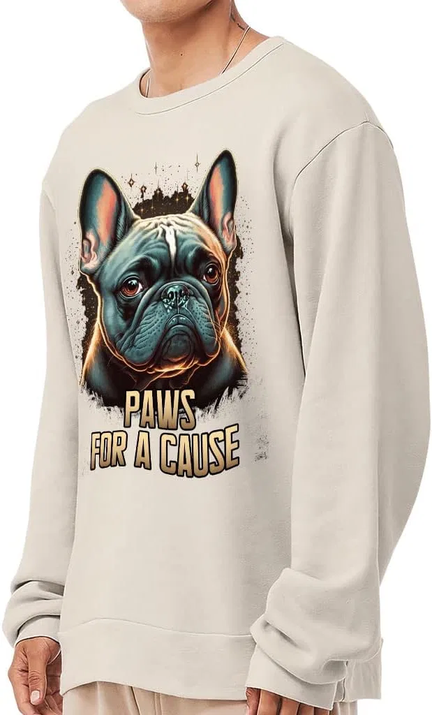 Толстовка из флиса Puffy Paws for a Cause - Красивая классическая толстовка - Худи с графическим принтом — фото 2