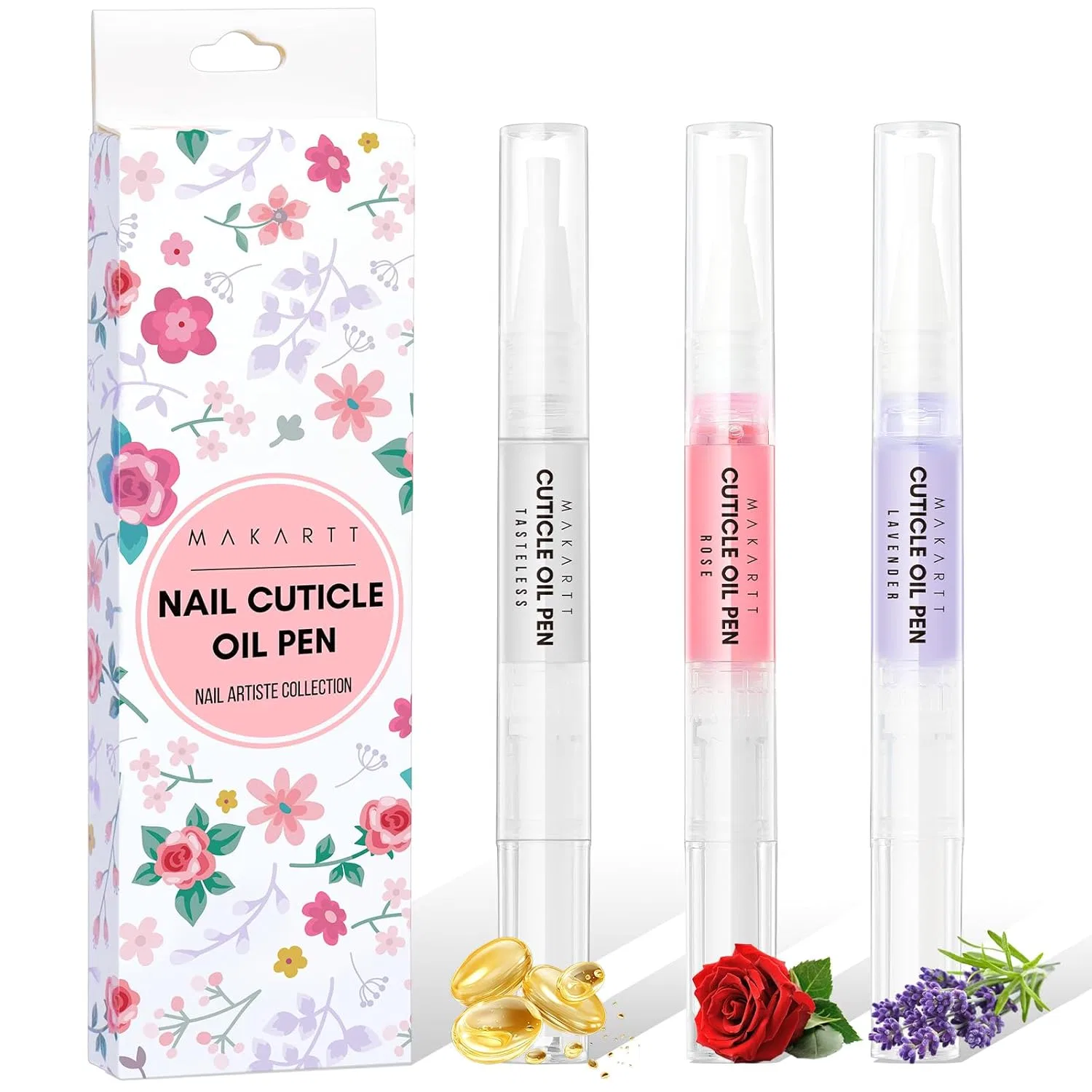 Набор масел для кутикулы Makartt в карандашах, 3 шт. Makartt, 3 X Nail Oil Pen