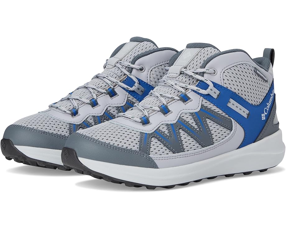 

Походные ботинки Columbia Kids Peakfreak Rush Mid Waterproof, цвет Columbia Grey/Mountain Blue