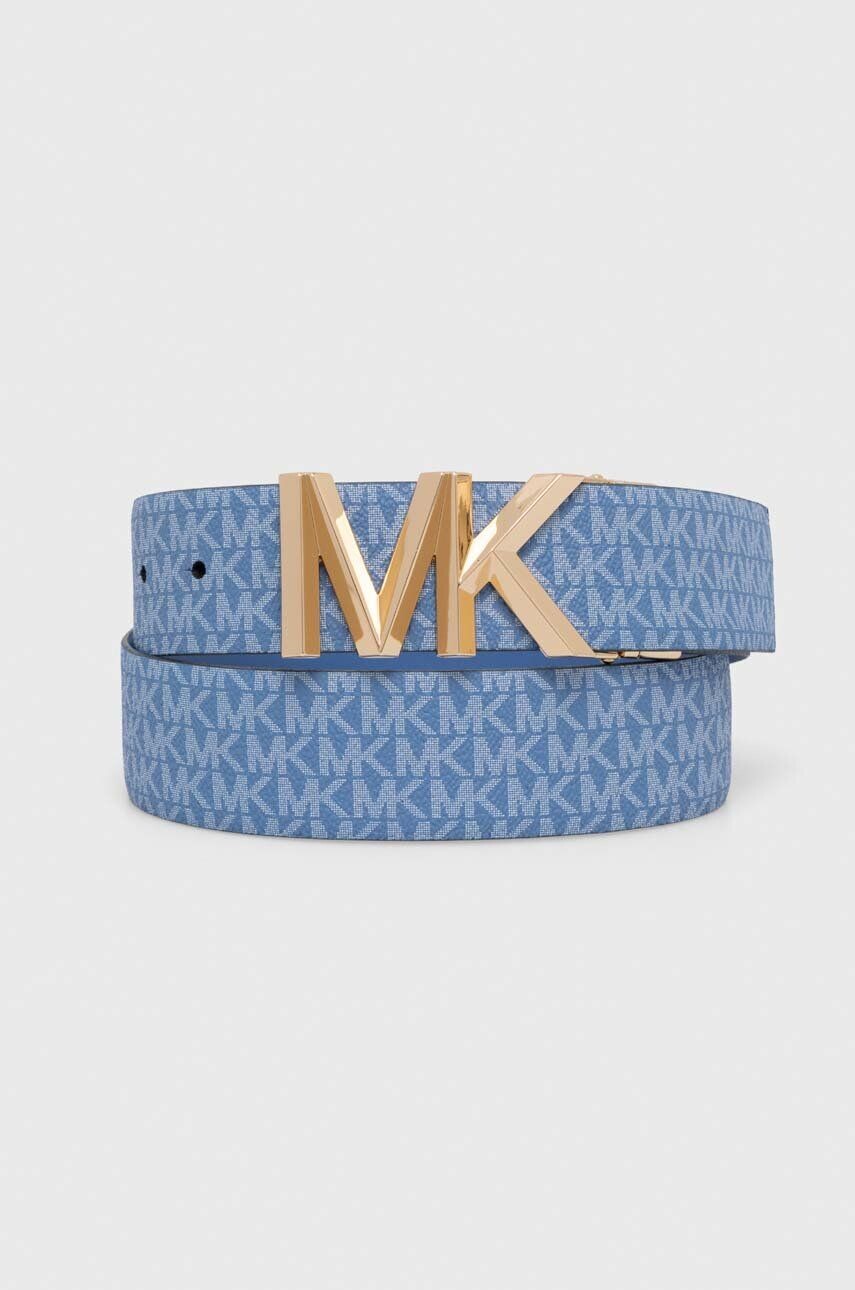 

Двусторонний кожаный ремень MICHAEL Michael Kors, синий