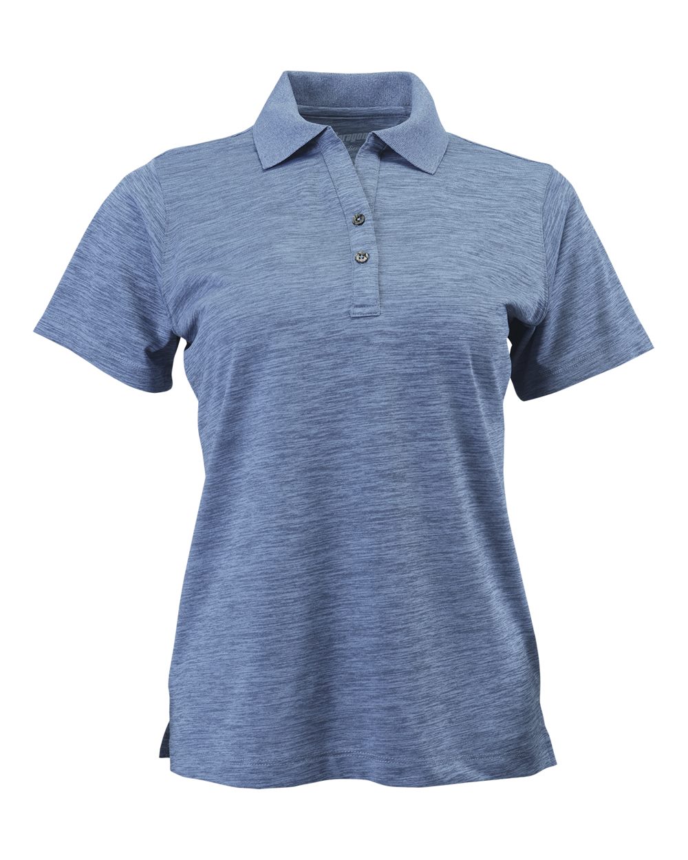 

Женское поло Dakota Stripped Heather Paragon, цвет peri blue heather