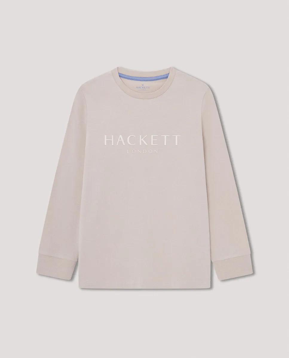 

Футболка Hackett London с длинными рукавами, бежевый