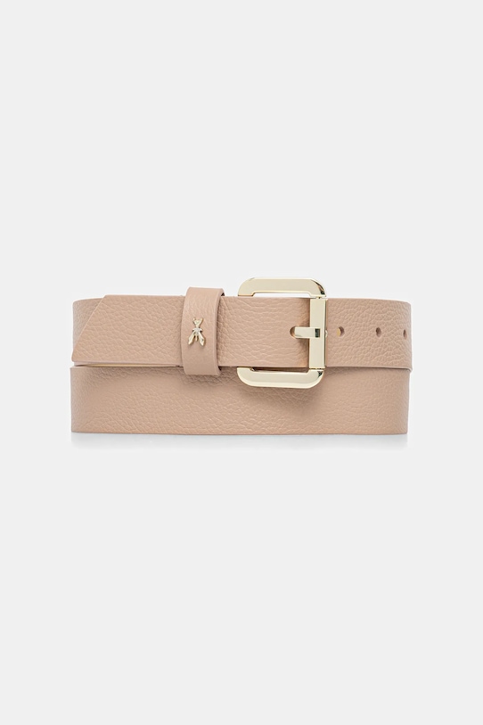 

Кожаный ремень Patrizia Pepe, бежевый