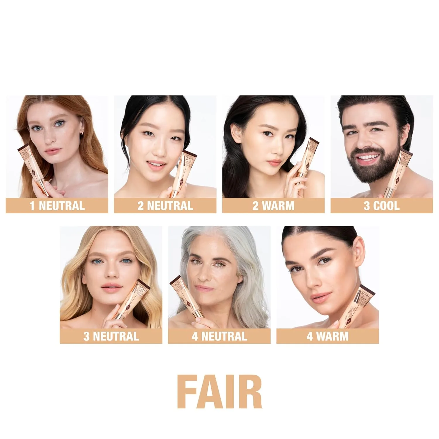 Charlotte Tilbury Beautiful Skin тональный крем среднего покрытия с увлажняющим эффектом, 03 Cool - Fair with cool pink undertones — фото 3