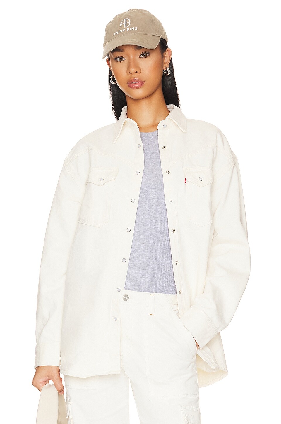 

Топ LEVI'S Dorsey XL Western, цвет Ecru Crew